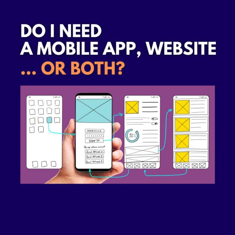 do I need an app designing or a website design