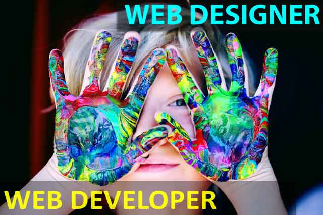 Explaining the difference between web developer and designer