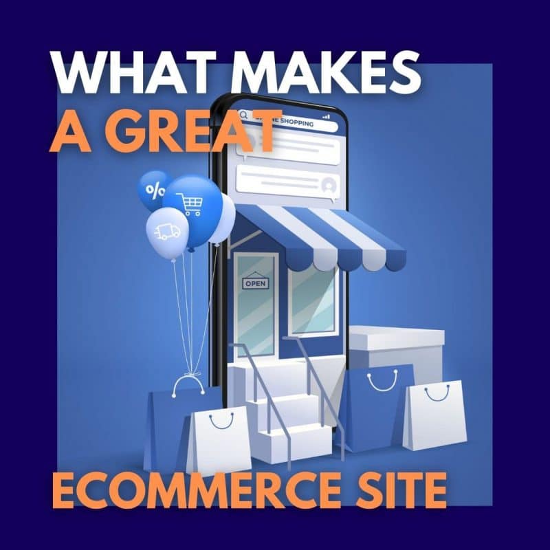 What makes a great ecommerce website, they are just like corner shops.