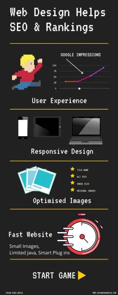 Professional Web Design infographic