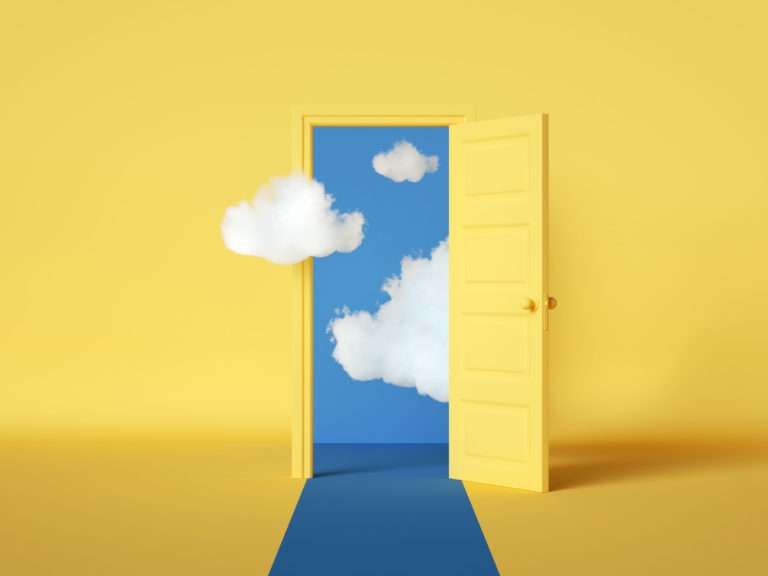 A Business Door Opens after a lead generation campaign