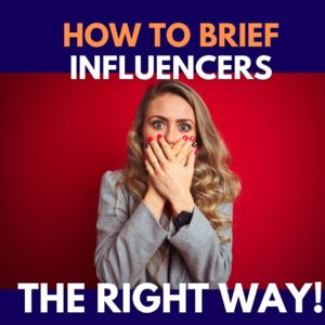 A student looks amazed on learning how to brief an influencer