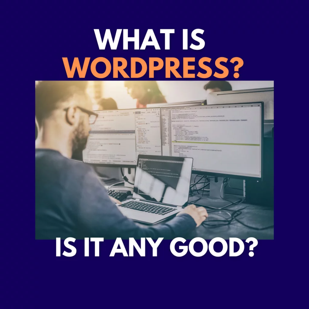 Wordpress Web Developer at Cream Soda Media adding code to build a website.