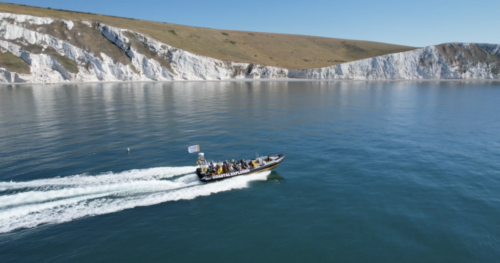 Drone Video Production in Dorset for Weymouth Rib Charter
